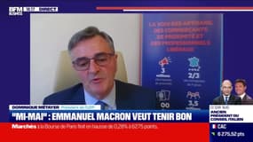 Dominique Métayer (U2P) : "Mi-mai", Emmanuel Macron veut tenir bon - 26/04