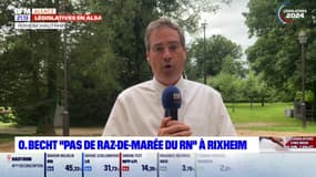 Législatives dans le Haut-Rhin: Olivier Becht assure être en tête dans sa circonscription à l'issue du premier tour