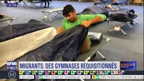 Évacuation de migrants à Paris: des gymnases réquisitionnés