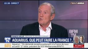 Aquarius: "Il y a eu des pressions de la part de l'Italie pour qu'on nous retire notre pavillon", déclare Francis Vallat (SOS Méditerranée)