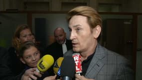 Benoît Magimel au tribunal de Paris le 24 mai 2016.