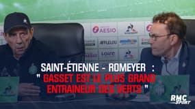 St-Etienne – Romeyer : « Gasset est le plus grand entraîneur des Verts » 