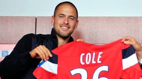Joe Cole lors de sa signature à Lille le 31.08.2011