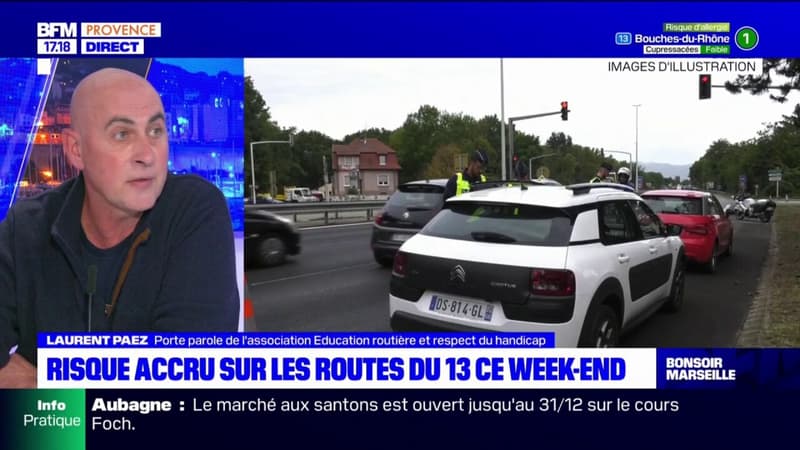 Bouches-du-Rhône: risque accru d'accident sur les routes au Nouvel an