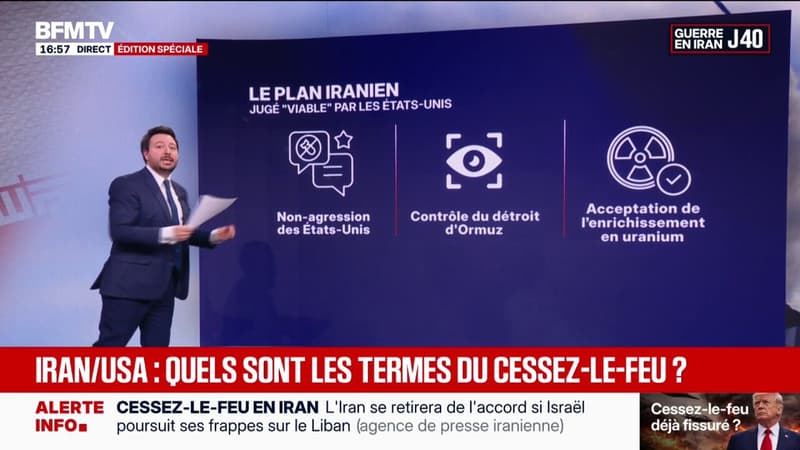 Guerre au Moyen-Orient: les détails du cessez-le-feu en Iran