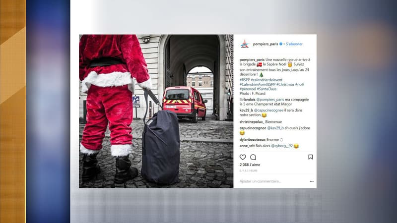 Les pompiers de Paris ont une nouvelle recrue particulière.