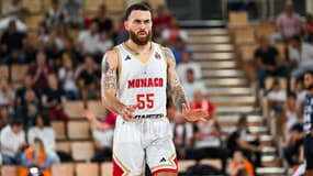 Mike James lors de Monaco-Dijon en Betclic Elite le 03/10/2023