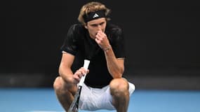 Alexander Zverev lors de l'Open d'Australie 2023
