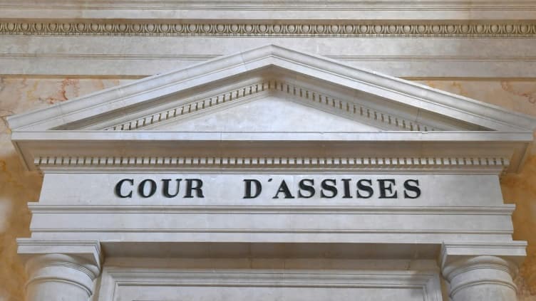 L'entrée de la Cour d'assises de Montpellier le 19 janvier 2018