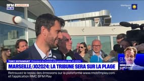 JO 2024: la tribune pour les épreuves de voile déplacée à la plage du Roucas Blanc