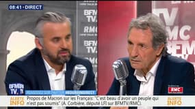 Alexis Corbière, de La France Insoumise: "C'est le Monarque qui se permet d'avoir une attitude un peu condescendante vis-à-vis de son peuple, il trouve que ça proteste trop dans le pays. Il y a une forme de mépris et d'arrogance." #BourrdinDirect #RMC