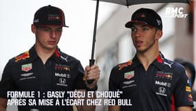 Formule 1 : Gasly "déçu et choqué" après sa mise à l'écart chez Red Bull