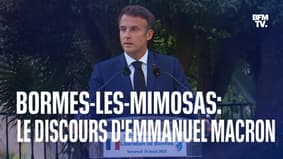 Le discours d'Emmanuel Macron à Bormes-les-Mimosas en intégralité