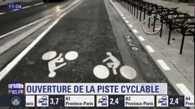 Jour J pour les vélos, un premier tronçon de la piste cyclable ouvre rue de Rivoli