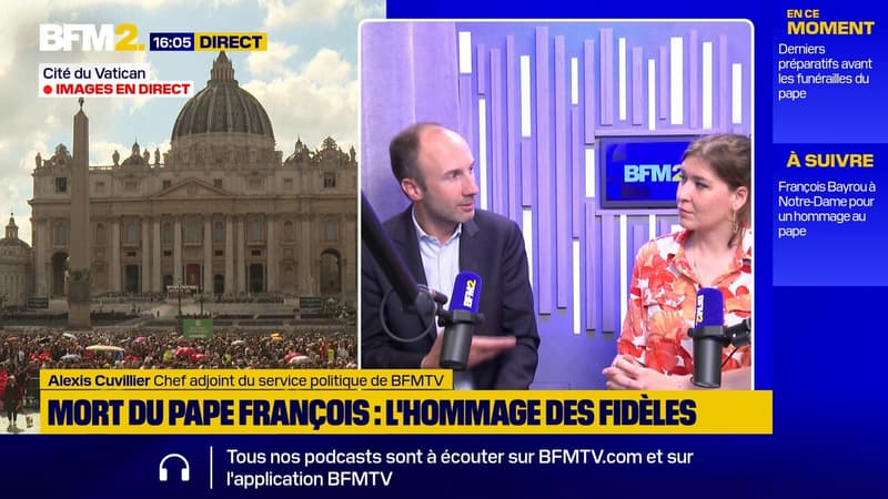 Macron à Rome: aucune rencontre diplomatique en marge des obsèques du pape