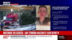 Incendie à Crans-Montana: "C'était comme un film d'horreur", affirme Adrien, témoin de la déflagration