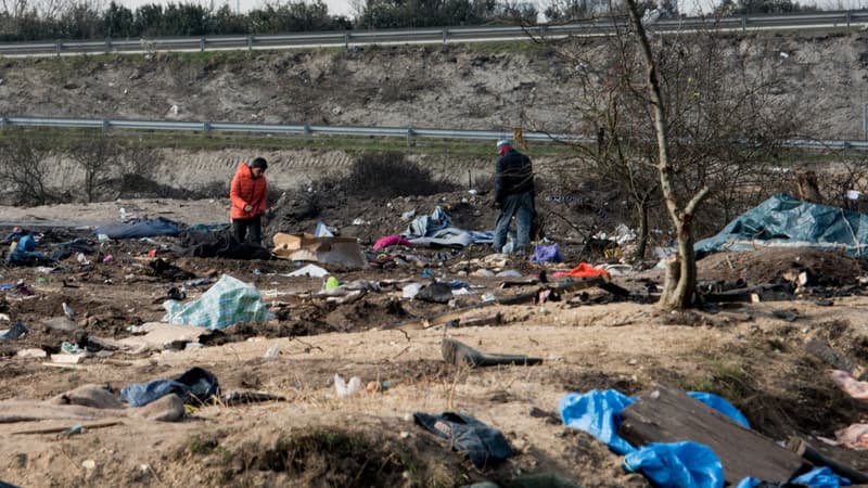 Le démantèlement du campement sud de migrants à Calais s'est achevé mercredi.