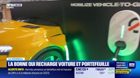 La borne qui recharge voiture et portefeuille