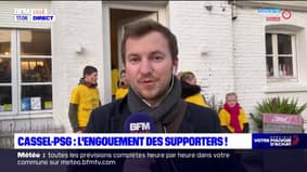Coupe de France: les supporters nordistes mobilisés avant le match entre le Pays de Cassel et le PSG
