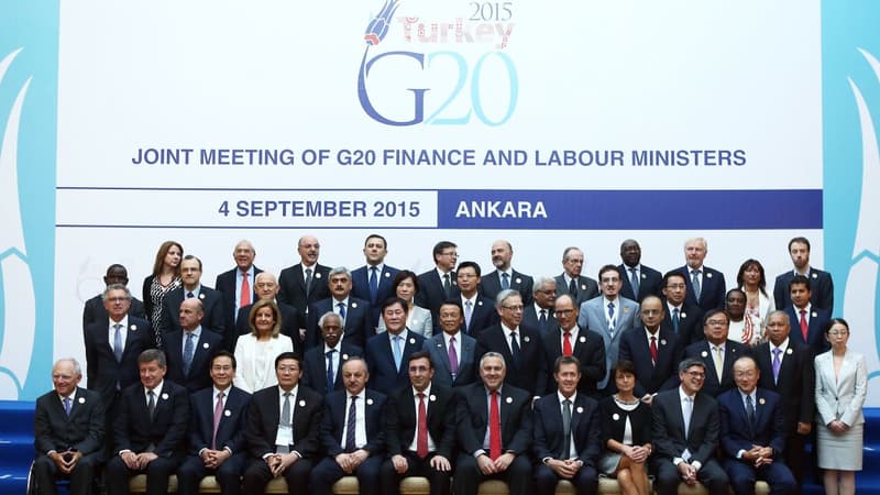 Les ministres des Finances et banquiers centraux du G20, réunis à Ankara.
