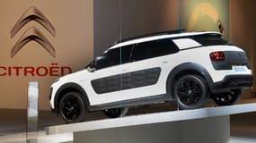 La nouvelle Citroën  Cactus, dévoilée au public au Parc des Expositions du Bourget, le 5 février dernier.