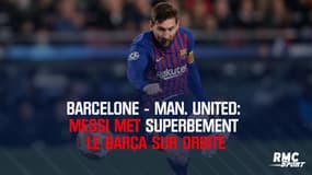 Barcelone-Manchester United : le bijou de Messi qui met le Barça sur orbite