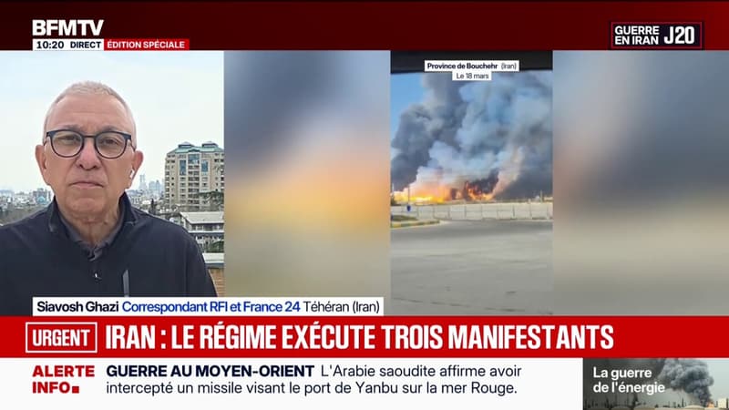 Guerre au Moyen-Orient: l'Iran annonce avoir exécuté trois émeutiers ce matin