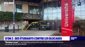 Lyon 2 : des étudiants contre les blocages 