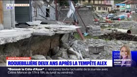Tempête Alex: un garage de Roquebillière menacé de destruction