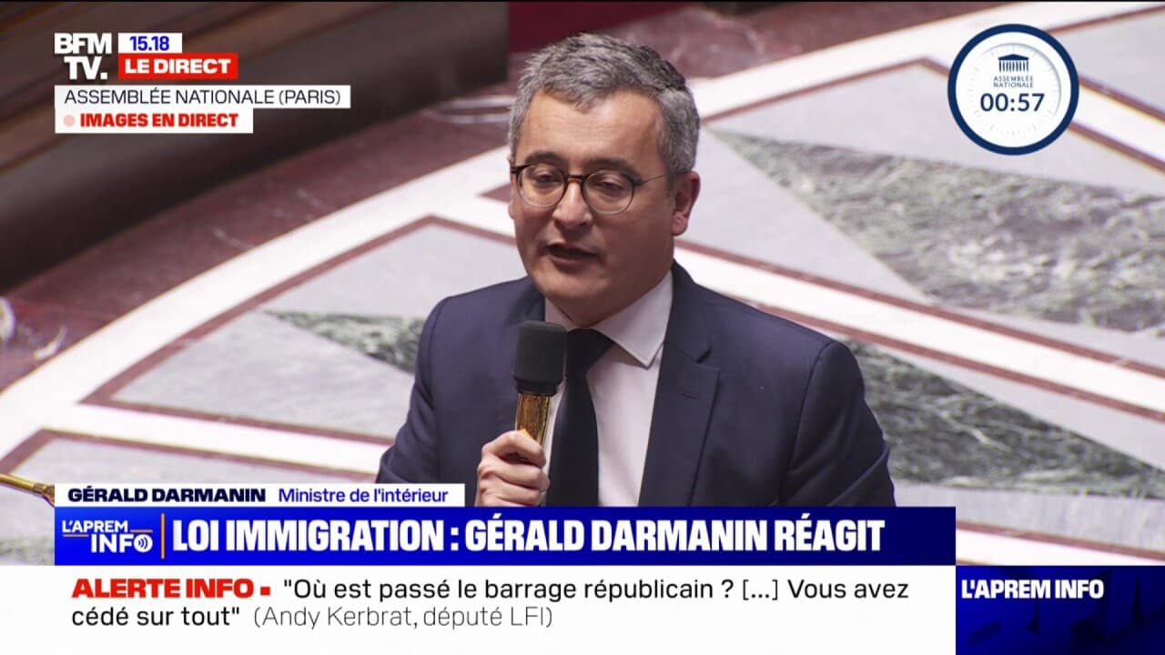 Loi Immigration: "Vous Avez Rejeté Dans Les Bras Du Sénat, Le Texte Que ...