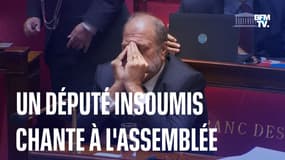 Le député LFI Ugo Bernalicis chante une chanson en soutien à la grève des greffiers face à Éric Dupond-Moretti