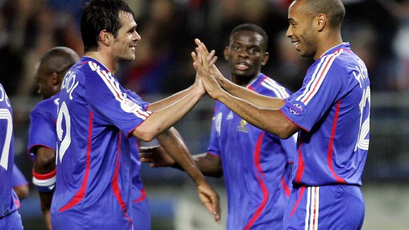 Willy Sagnol et Thierry Henry en 2006
