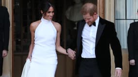 Meghan et Harry avant leur soirée de mariage à Windsor le 19 mai 2018