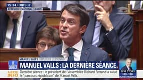 "Le Barcelonais, le Français, le Républicain et l'Européen est reconnaissant aux Français." Manuel Valls ovationné à l'Assemblée
