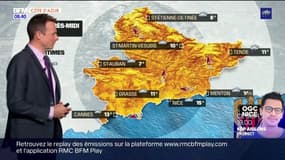 Météo Côte d’Azur: un lundi nuageux, jusqu'à 15°C attendus à Nice