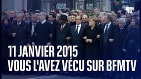 Vous l'avez vécu sur BFMTV le 11 janvier 2015 : La manifestation historique contre les attentats de Charlie Hebdo
