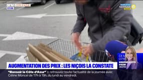 Augmentation des prix: les Niçois la constate