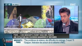 Campement de migrants à Paris: "C'est une situation dramatique"
