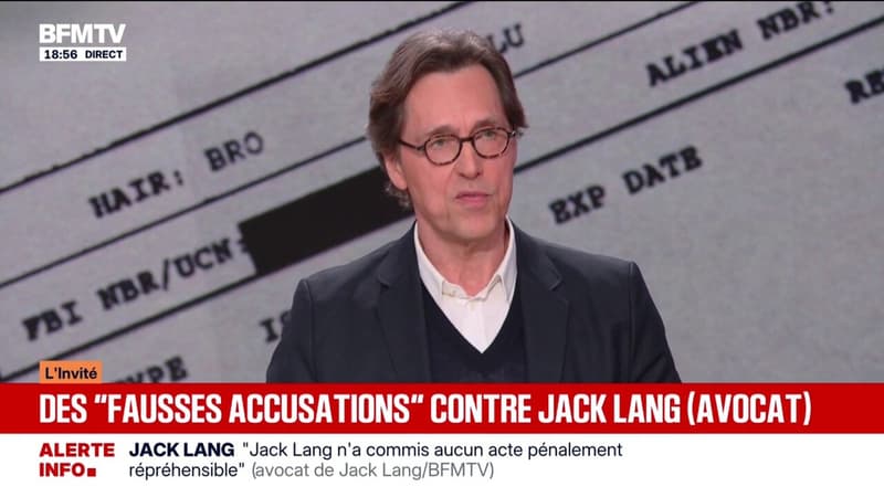 Affaire Epstein: Jack Lang "se battra face à ces fausses accusations", affirme son avocat Laurent Merlet