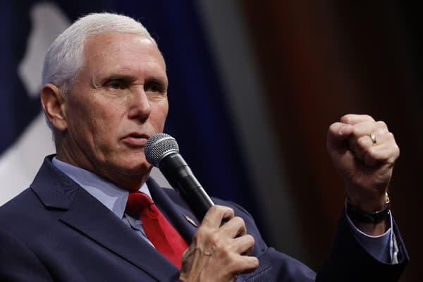 Former Vice President Mike Pence, October 19, 2022 in Washington. 