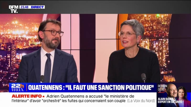 Affaire Quatennens: « Il faut passer par une sanction politique », estime Sandrine Rousseau