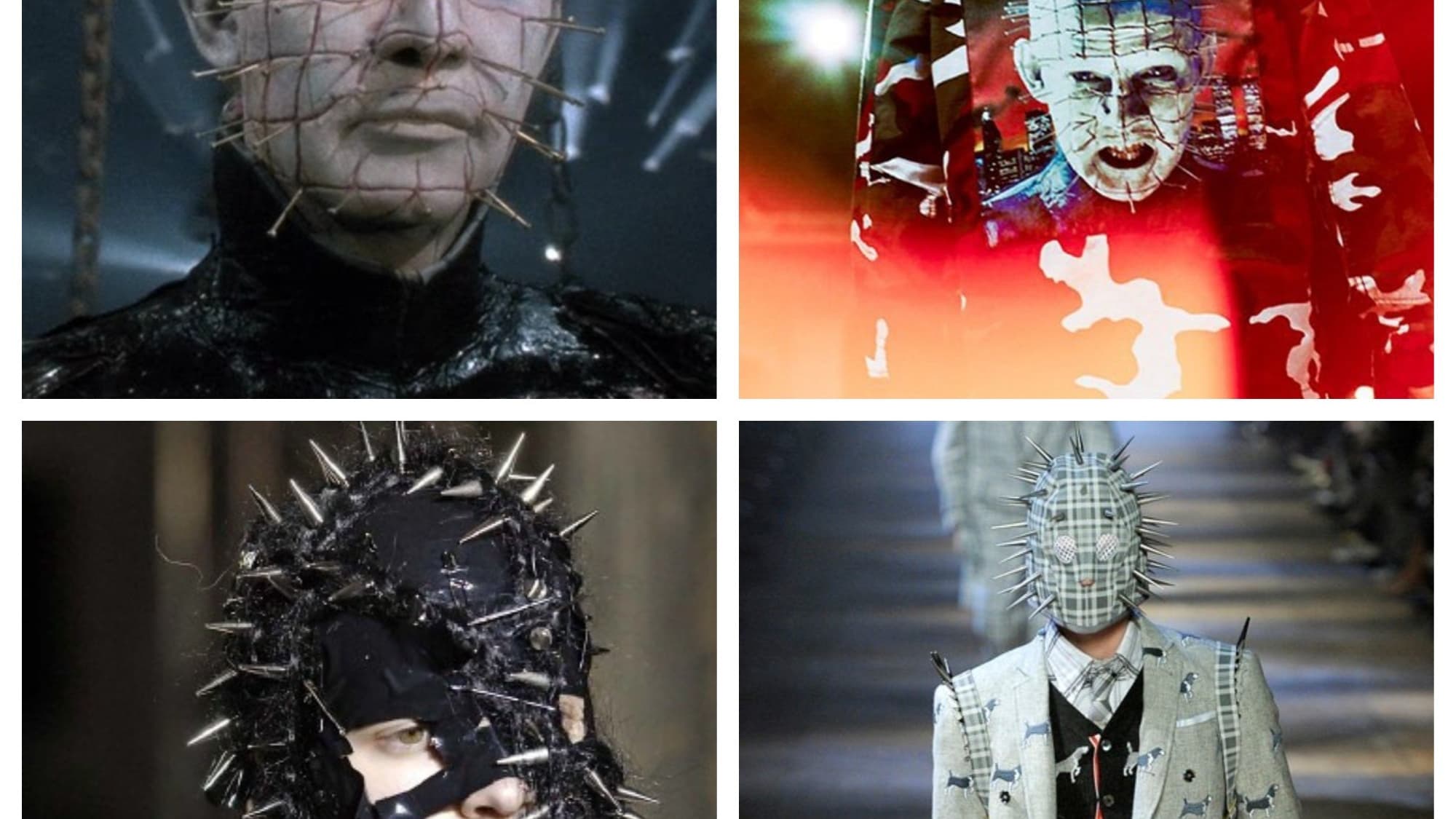 Un extrait de Hellraiser, une collection Supreme, des images de défilés Thom Browne et Junya Watanabe Un extrait de Hellraiser, une collection Supreme, des images de défilés Thom Browne et Junya Watanabe