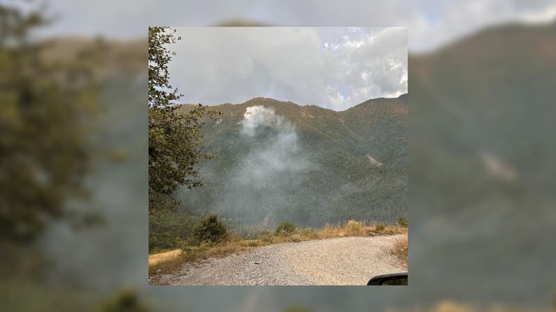 Un feu de forêt a parcouru deux hectare à Beaujeu (Alpes-de-Haute-Provence), une soixantaine de pompiers mobilisés. 
