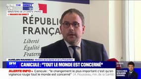 Canicule: "On est préparé", affirme le ministre de la Santé et de la Prévention, Aurélien Rousseau