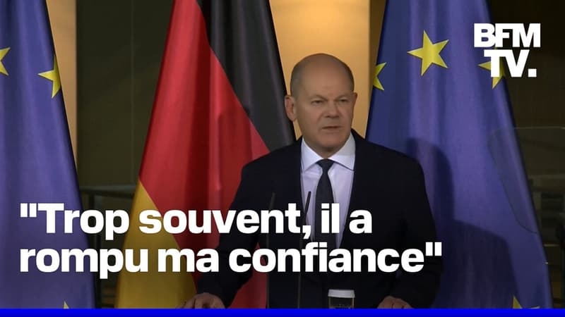 Olaf Scholz vire son ministre des Finances et plonge l'Allemagne dans une crise politique