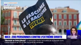 Nice: 200 personnes mobilisées contre l'extrême droite ce samedi