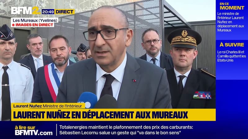 "Ces violences urbaines sont inacceptables": Laurent Nuñez condamne l'agression d'un équipage de la BAC aux Mureaux (Yvelines)