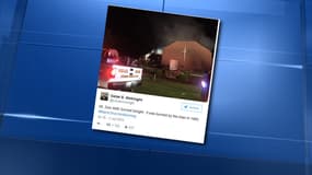 L'église Mount Zion African, située à Greeleyville, en Caroline du Sud, a été ravagée par les flammes, la nuit dernière. 