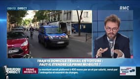 Faut-il étendre la prime mobilité aux trajets en voiture individuelle pour se rendre au travail? Ca fait débat sur RMC