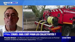 Crues: "C'est une catastrophe humaine et, en plus, ça va être une catastrophe financière", affirme Olivier Peverelli, président de l'association des maires d'Ardèche